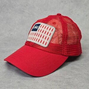 Coca Cola Coke Red Trucker Hat USA Flag Logo Cap‎ Baseball Cap Adult One Size